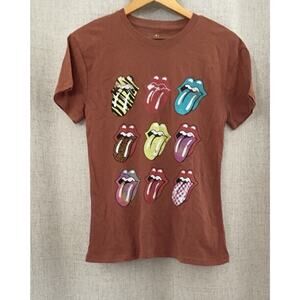 New Officially Licensed The Rolling Stones Small Lips T-Shirt super soft